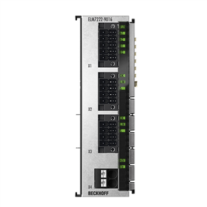 Beckhoff ELM7222-9016 EtherCAT Terminal, 2-channel motion interface, servomotor, 48 V DC, 8 A, OCT, STO, TwinSAFE Logic