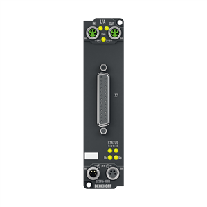 Beckhoff EP2816-0008 EtherCAT Box, 16-channel digital output, 24 V DC, 05 A, D-sub