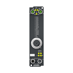 Beckhoff EP2816-0004 EtherCAT Box, 16-channel digital output, 24 V DC, 05 A, M16