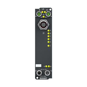 Beckhoff EP5151-0002 EtherCAT Box, 1-channel encoder interface, incremental, 24 V DC HTL, 100 kHz, M12