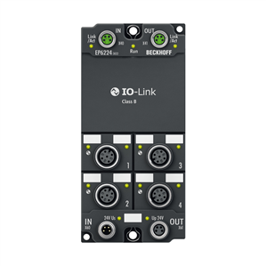Beckhoff EP6224-3022 EtherCAT Box, 4-channel communication interface, IO-Link, master, Class B, M12 Turkey