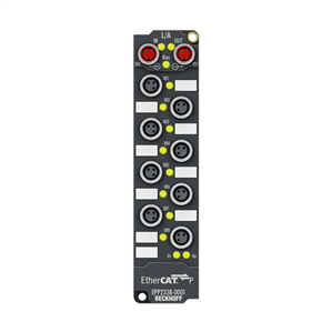 Beckhoff EPP2338-1001 EtherCAT P Box, 8-channel digital combi, 24 V DC, 3 ms, 05 A, M8