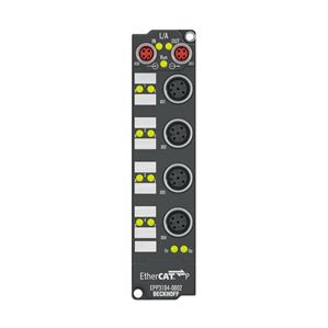 Beckhoff EPP3184-0802 EtherCAT P Box, 4-channel analog input, current, 4…20 mA, 16 bit, single-ended, M12, HART