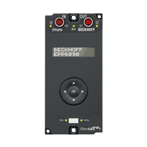 Beckhoff EPP6090-0000 EtherCAT P Box, display with navigation switch, operating hours counter