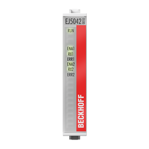 Beckhoff EJ5042-0010 EtherCAT plug-in module, 2-channel encoder interface, BiSS-C, without sensor supply