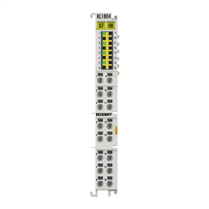 Beckhoff KL1804 Bus Terminal, 4-channel digital input, 24 V DC, 3 ms