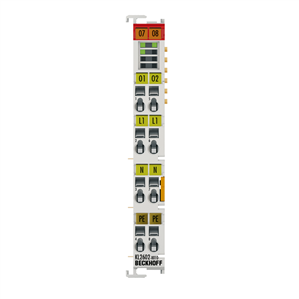 Beckhoff KL2602-0010 Bus Terminal, 2-channel relay output, 230 V AC, 30 V DC, 5 A, contact-protecting switching