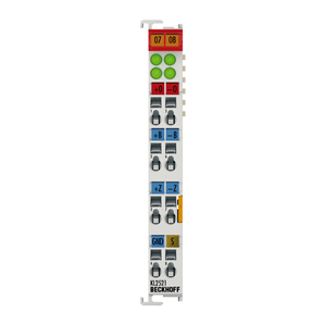 Beckhoff KL2521 Bus Terminal, 1-channel pulse train output, incr enc simulation, RS422, 50 mA
