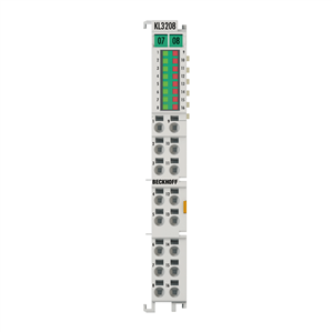 Beckhoff KL3208-0010 Bus Terminal, 8-channel analog input, temperature, RTD (Pt1000, NTC), 16 bit