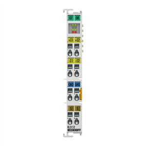 Beckhoff KL3152 Bus Terminal, 2-channel analog input, current, 4…20 mA, 16 bit, differential, high-precision