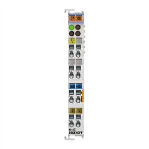 Beckhoff KL4031 Bus Terminal, 1-channel analog output, voltage, ±10 V, 12 bit, differential