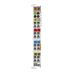 Beckhoff KL4021 Bus Terminal, 1-channel analog output, current, 4…20 mA, 12 bit, single-ended