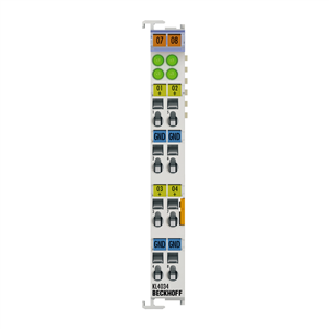 Beckhoff KL4034 Bus Terminal, 4-channel analog output, voltage, ±10 V, 12 bit, differential