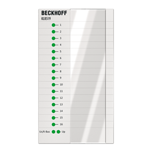 Beckhoff KL8519 16-channel digital input signal module Turkey