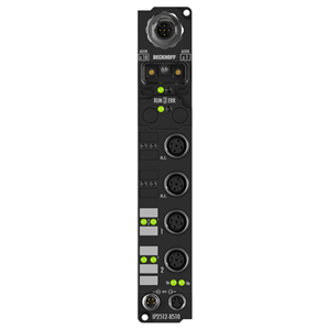 Beckhoff IP2512-B510 Fieldbus Box, 2-channel PWM output, CANopen, 24 V DC, 25 A, M12