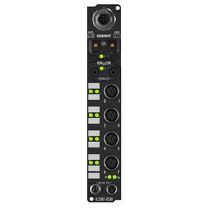 Beckhoff IL2302-B520 Coupler Box, 4-channel digital input + 4-channel digital output, DeviceNet, 24 V DC, 3 ms, 05 A, M12