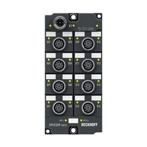 Beckhoff EPI2339-0022 IO-Link box, 16-channel digital combi, 24 V DC, 3 ms, 05 A, M12 Turkey