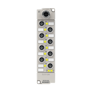 Beckhoff ERI2338-0001 IO-Link box, 8-channel digital combi, 24 V DC, 3 ms, 05 A, M8, zinc die-cast