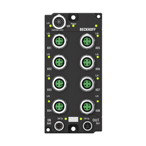 Beckhoff CU2508-0022 Infrastructure, 8-port port multiplier, Ethernet, 24 V DC, M12New