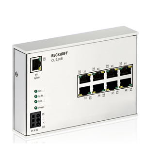 Beckhoff CU2508 Infrastructure, 8-port port multiplier, Ethernet, 24 V DC, RJ45 Turkey