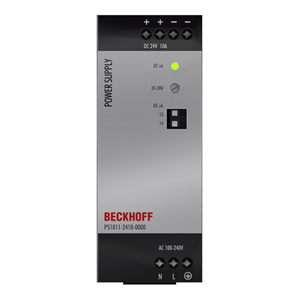 Beckhoff PS1011-2410-0000 Power supply PS1000; output: 24 V DC, 10 A; input: AC 100…240 V, 1-phase