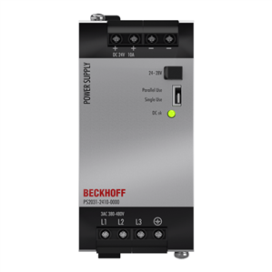Beckhoff PS2031-2410-0000 Power supply PS2000; output: 24 V DC, 10 A; input: 3 AC 380…480 V, 3-phase