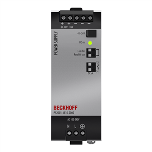 Beckhoff PS2001-4810-0000 Power supply PS2000; output: 48 V DC, 10 A; input: AC 100…240 V/DC 110…150 V, 1-phase