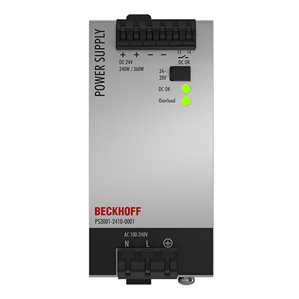 Beckhoff PS3001-2410-0001 Power supply PS3000; output: 24 V DC, 10 A; input: AC 100…240 V/DC 110…150 V, 1-phase