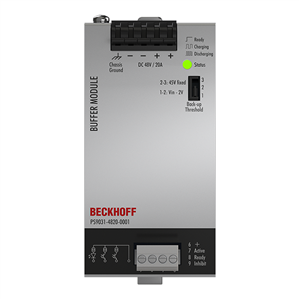 Beckhoff PS9031-4820-0001 Buffer module PS9000; output: 48 V DC, 20 A, 100 ms; input: 48 V DC
