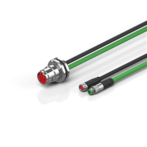 Beckhoff ZK7208-CB51-Axxx B17, ENP cable, PUR, 5 G 15 mm² + (1 x 4 x AWG22), drag chain suitable, key 1 (2 x 24 V DC + PE) Turkey