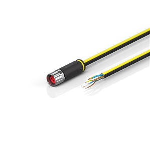 Beckhoff ZK7906-1800-Axxx ENP cable, PUR, 3 G 15 mm² + (1 x 4 x AWG22), drag chain suitable, key 3 (user-defined voltage)