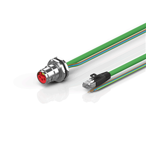 Beckhoff ZK7906-BP00-Axxx ENP cable, PUR, 3 G 15 mm² + (1 x 4 x AWG22), drag chain suitable, key 3 (user-defined voltage)