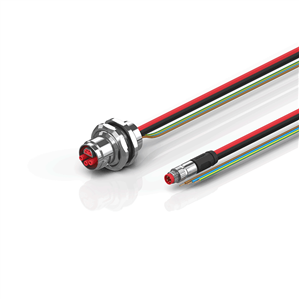 Beckhoff ZK7906-AI00-0xxx B17, ECP cable, PUR, 3 G 15 mm² + (1 x 4 x AWG22), drag chain suitable, key 3 (user-defined voltage)