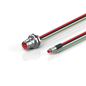 Beckhoff ZK7906-BP00-0xxx B17, ECP cable, PUR, 3 G 15 mm² + (1 x 4 x AWG22), drag chain suitable, key 3 (user-defined voltage)