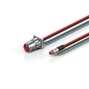 Beckhoff ZK7624-BQ00-0xxx B17, ECP cable, PUR, 4 x 15 mm² + (1 x 4 x AWG22), drag chain suitable, key 2 (user-defined voltage)