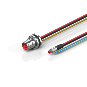 Beckhoff ZK7606-BN00-0xxx B17, ECP cable, PUR, 3 G 15 mm² + (1 x 4 x AWG22), drag chain suitable, key 2 (230 V AC)