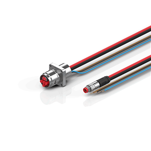 Beckhoff ZK7224-AM00-0xxx B17, ECP cable, PUR, 4 x 15 mm² + (1 x 4 x AWG22), drag chain suitable, key 1 (2 x 24 V DC)