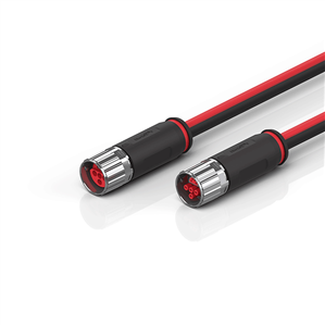 Beckhoff ZK7224-2425-0xxx B17, ECP cable, PUR, 4 x 15 mm² + (1 x 4 x AWG22), drag chain suitable, key 1 (2 x 24 V DC)