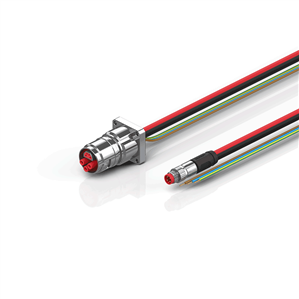 Beckhoff ZK7210-BK00-0xxx B17, ECP cable, PUR, 3 G 25 mm² + (1 x 4 x AWG22), drag chain suitable, key 1 (24 V DC)