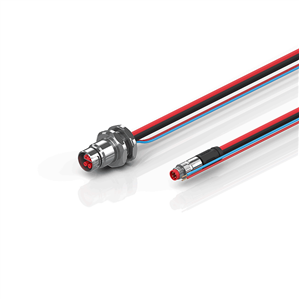 Beckhoff ZK7102-BI00-0xxx B12, ECP cable, PUR, 2 x 075 mm² + (1 x 4 x AWG22), drag chain suitable, key 1 (24 V DC)