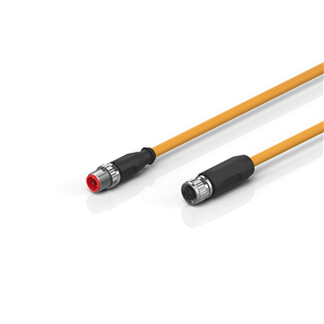 Beckhoff ZK4000-6877-0xxx Motor connection cable 075 mm² with M12 high-power plug (t coded), drag-chain suitable