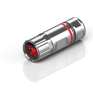 Beckhoff ZS7300-0021 Plug, field assembly, Power, IP65/67, 5 power contacts contained: Type ZS7000-C018