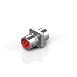Beckhoff ZS7200-Z016 EtherCAT connector, B17, field wireable, straight, male+female, 2+PE+4-pin, EtherCAT-coded, IP65/67
