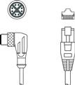 Leuze KSS GB-M12-8W-RJ45-A-P7-100 Interconnection cable
