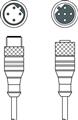 Leuze KDS PB-M12-4A-M12-4A-P3-050 Interconnection cable