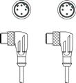 Leuze KSS ET-M12-4W-M12-4W-P7-100 Interconnection cable