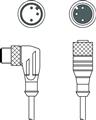 Leuze CB-M12-1500X-3GF/WM Interconnection cable