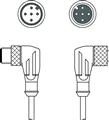 Leuze KDS DN-M12-5W-M12-5W-P3-050 Interconnection cable