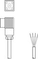 Leuze BK7 KB-092-12000- 4 Connection cable