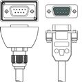 Leuze CB-D9-5000-5GF/GM Interconnection cable